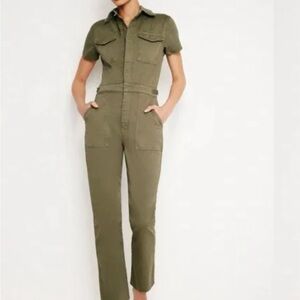GOOD AMERICAN Women's Olive Green Jumpsuit XS NWT